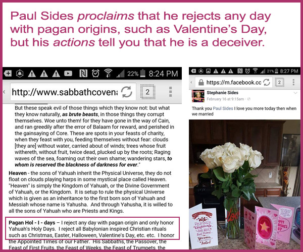 Paul Sides Teaches Against Valentines Day By Still Observes It